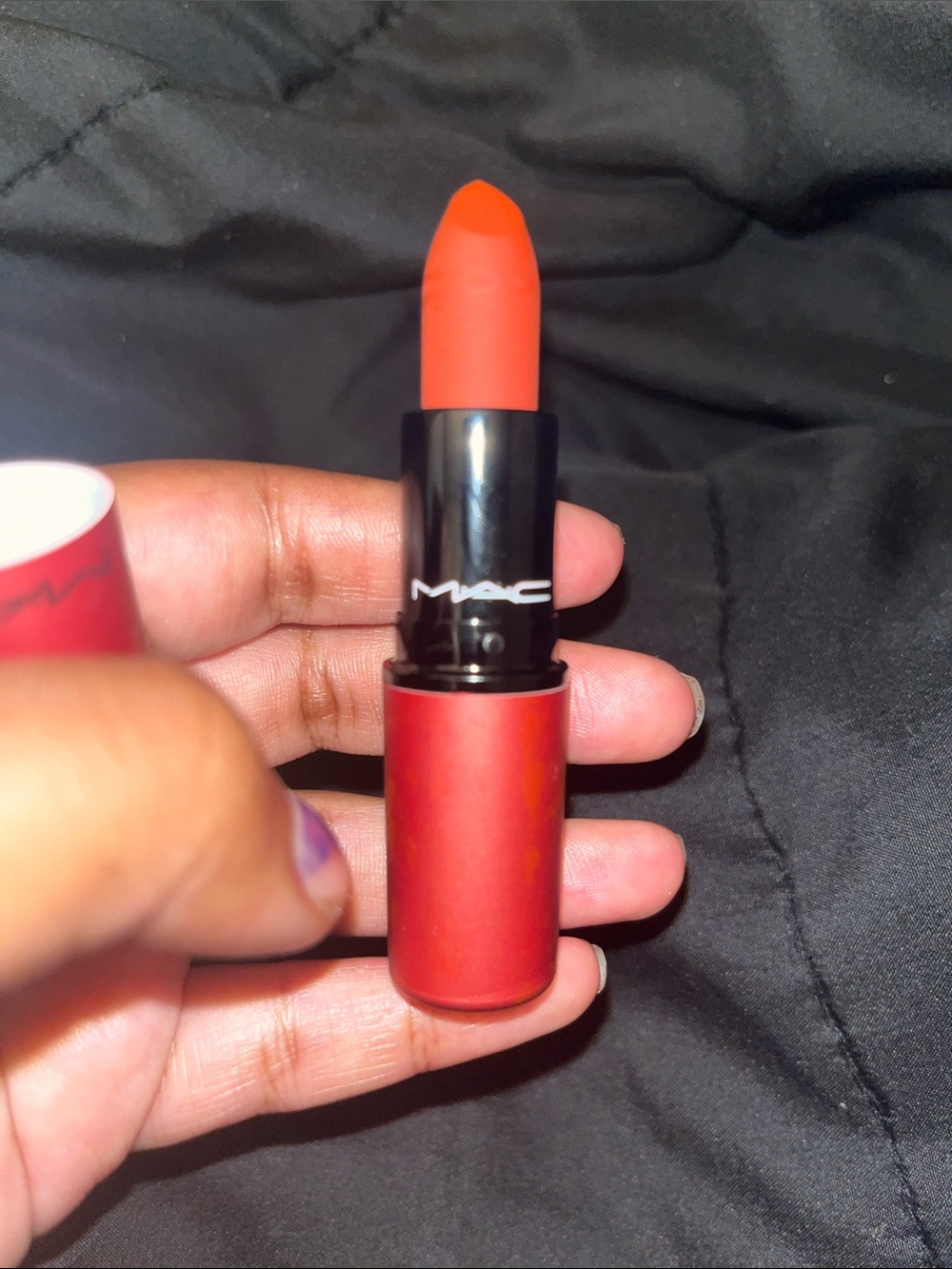 MAC Cosmetics Bright Orange Matte Lipstick (Devoted to Chili)